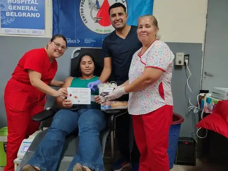 Nueva colecta de sangre en el 
Hospital de General Belgrano