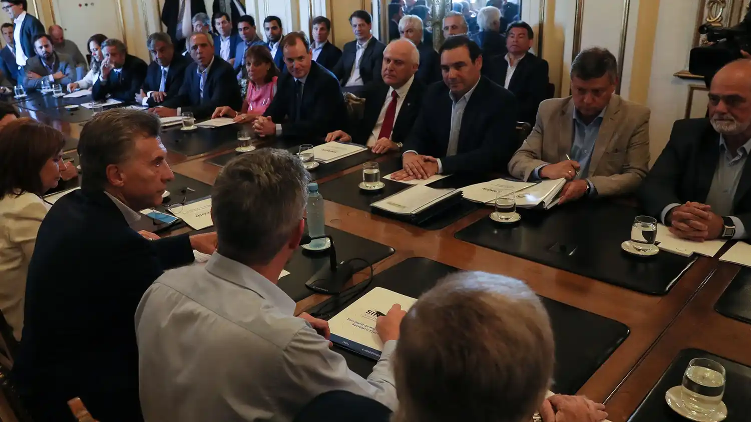 Lifschitz se reunió con Macri por la emergencia hídrica en la región del Litoral