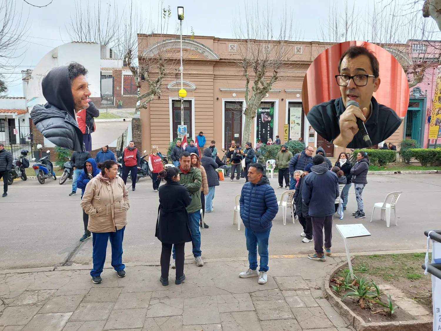 Mono acosta y Martín Rivas protagonizaron el altercado.