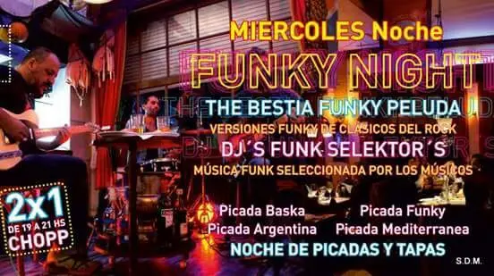Miércoles de funky en la cantina del Centro Vasco