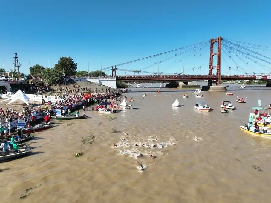 Arrancó la Maratón Santa Fe-Coronda. Foto: Fernando Nicola.