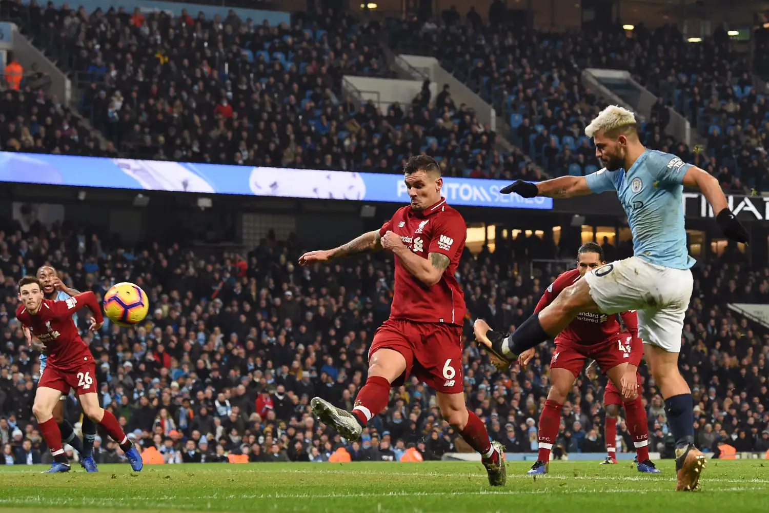 El City y Agüero le pusieron final al invicto de Liverpool