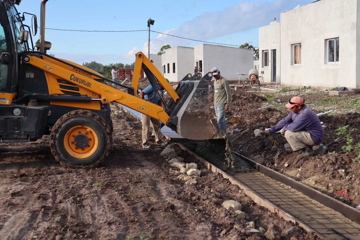 Avanza la obra en el 100 Viviendas