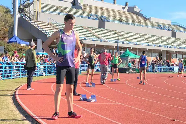 Atletas en el Campeonato Nacional