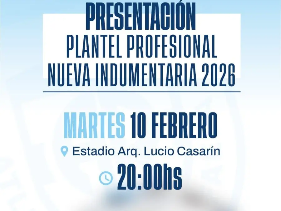 A las 20, Atletico presenta su plantel 2026 y la nueva indumentaria.(Flyer AR)