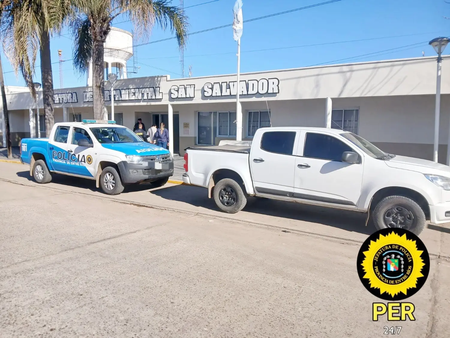 Un operario sufrió un accidente laboral al quedar atrapado en una máquina mezcladora