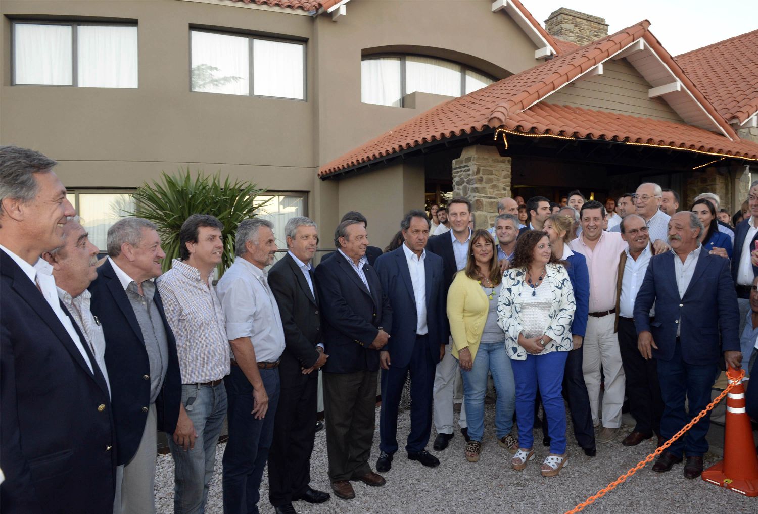 Tornquist: Scioli supervisó obras en Sierra de la Ventana