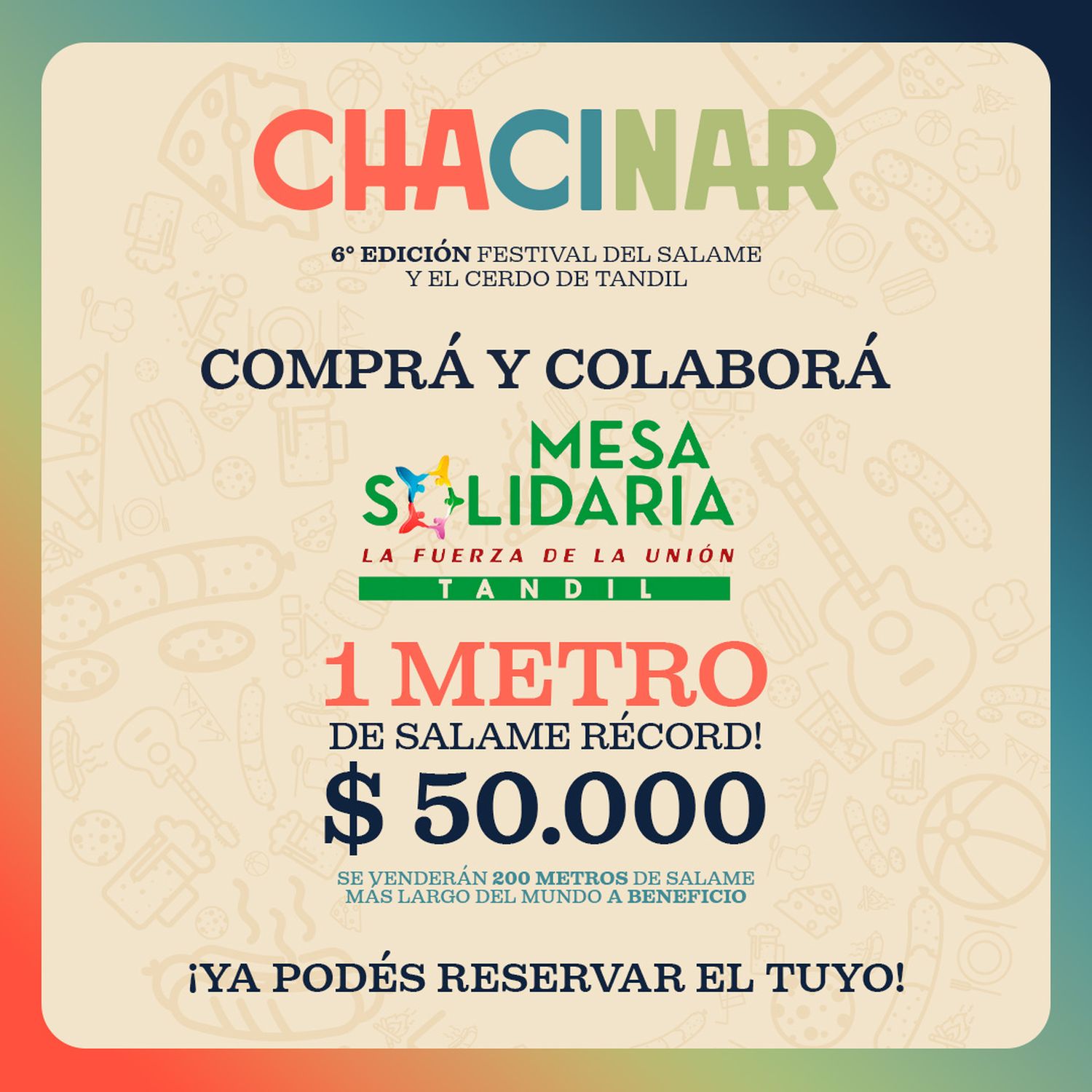 chacinar mesa solidaria