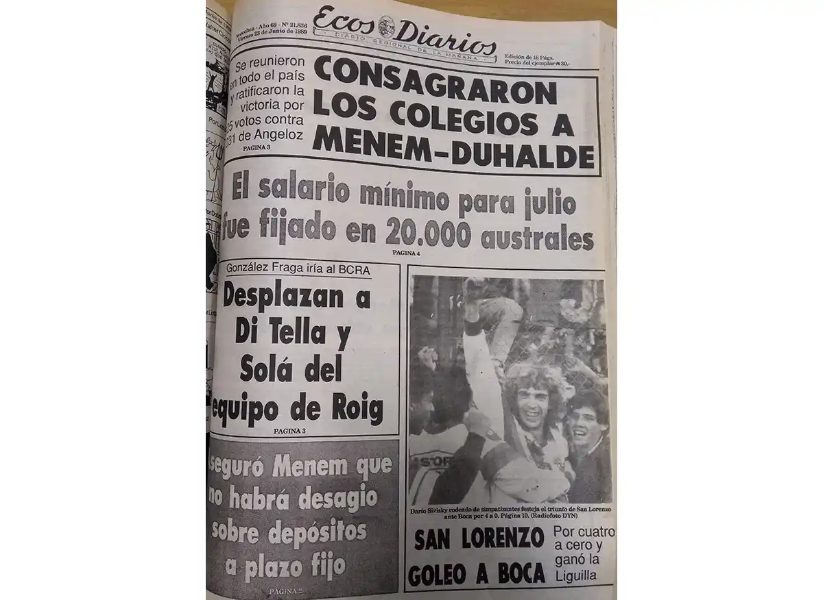 Viernes 23 de junio de 1989