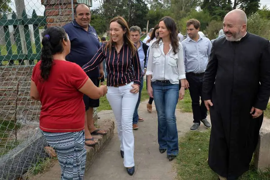 Vidal, Awada y Stanley visitaron al padre Manrique en José C. Paz