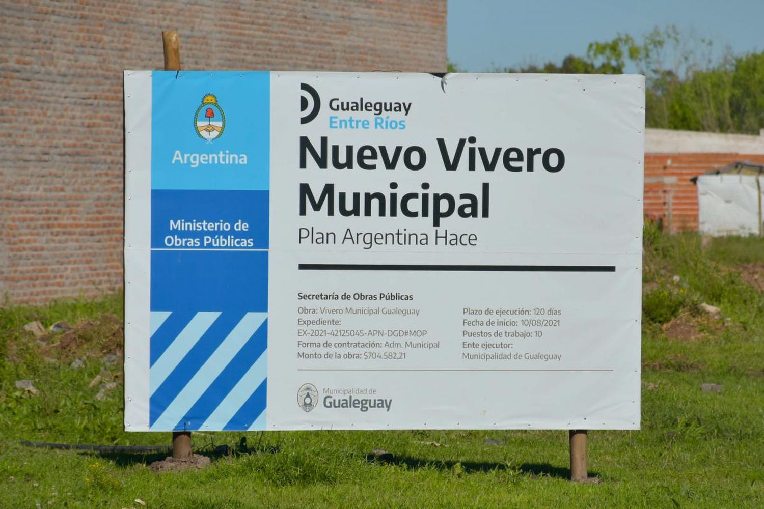 Se realizan obras en el futuro Vivero Municipal