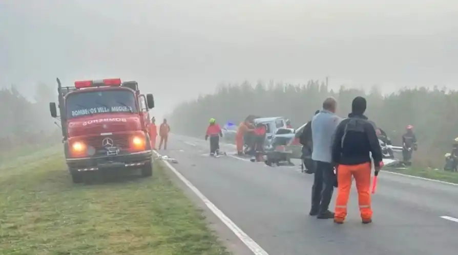 Siniestro fatal en ruta 14.