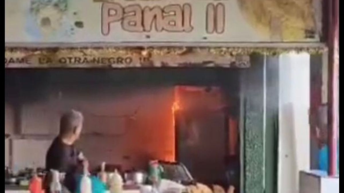 ¡TREMENDO SUSTO! Alarma en el mercado de Conejeros por explosión de una bombona de gas