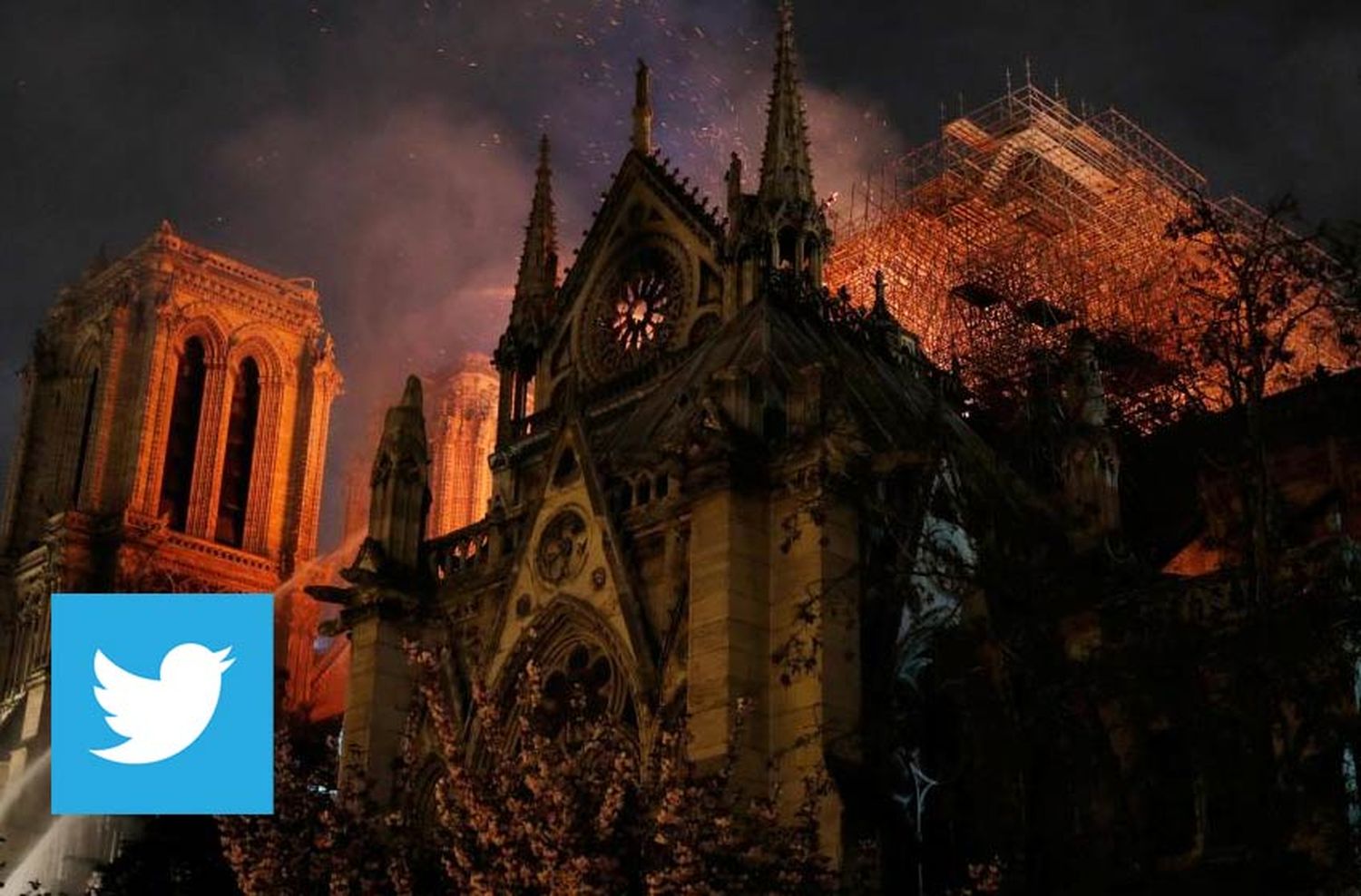 «La única iglesia que ilumina es la que arde»: polémica mundial en las redes por el incendio de Notre Dame