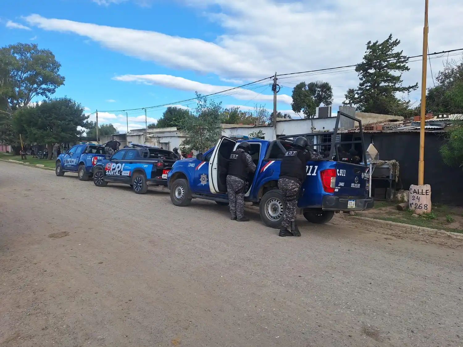 Josefina: PDI realizó allanamientos por microtráfico con un detenido y secuestro de droga y arma de fuego