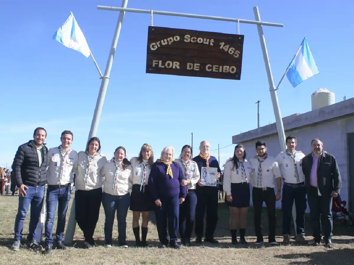 Los arroyitenses tiene un nuevo  grupo scout, “Flor de Ceibo” 