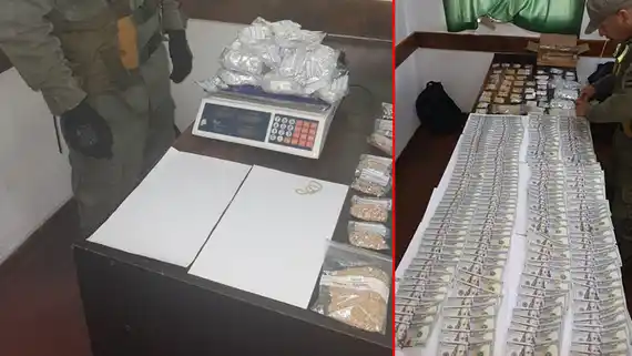 Ruta 14 : transportaban dólares y alhajas en un colectivo