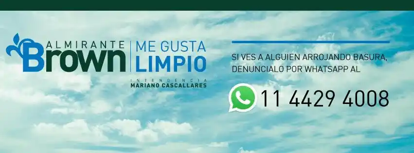 Brown: Piden a los vecinos que denuncien por WhatsApp basurales clandestinos
