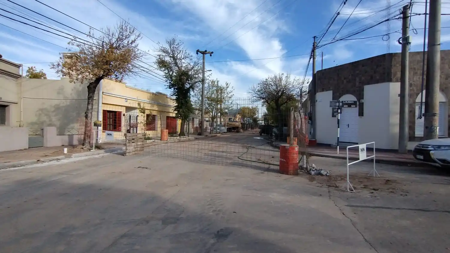 Habilitan el tránsito en Alem y 1° de Mayo tras la finalización de obras