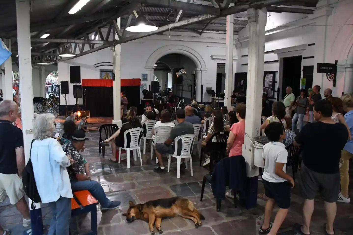 La Vieja Estación se convirtió en una verdadera fiesta