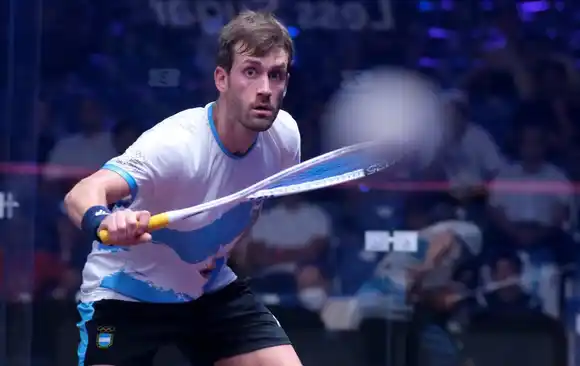 Recuperado de una lesión, Romiglio compite en el Mundial de Squash