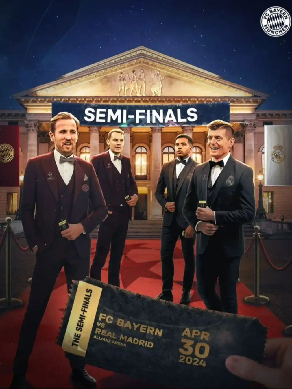 Duelo histórico: aquí todos los detalles entre el  Real Madrid y Bayern de Múnich 