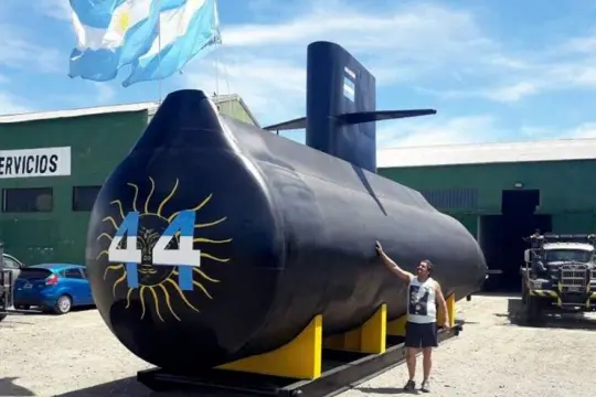 La réplica del ARA San Juan estará en el Museo de la Base Naval marplatense