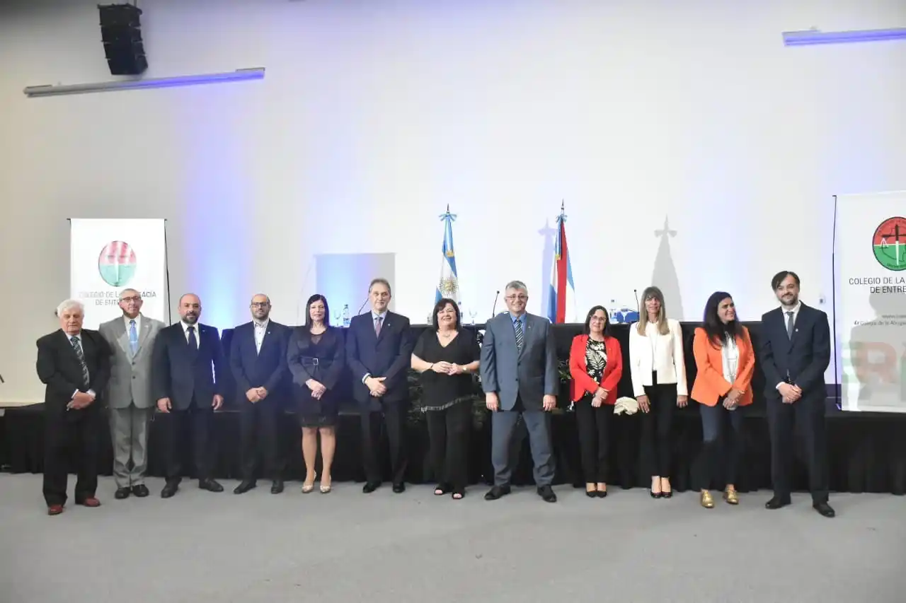 Canavesio asumió nuevo mandato del Colegio de la Abogacía y llamó a la unidad