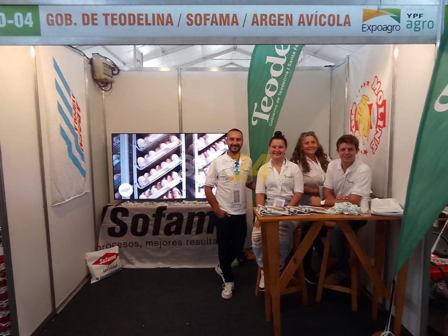 Teodelina, presente en la ExpoAgro de San Nicolás