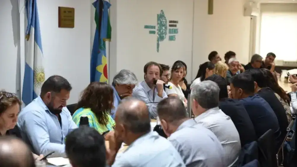 Una reunión de paritarias (Foto: Dib)
