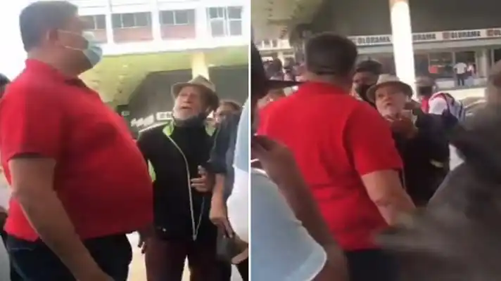 FALTA DE RESPETO: funcionario del Saime amenaza con «reventar» a un abuelo por usar su teléfono