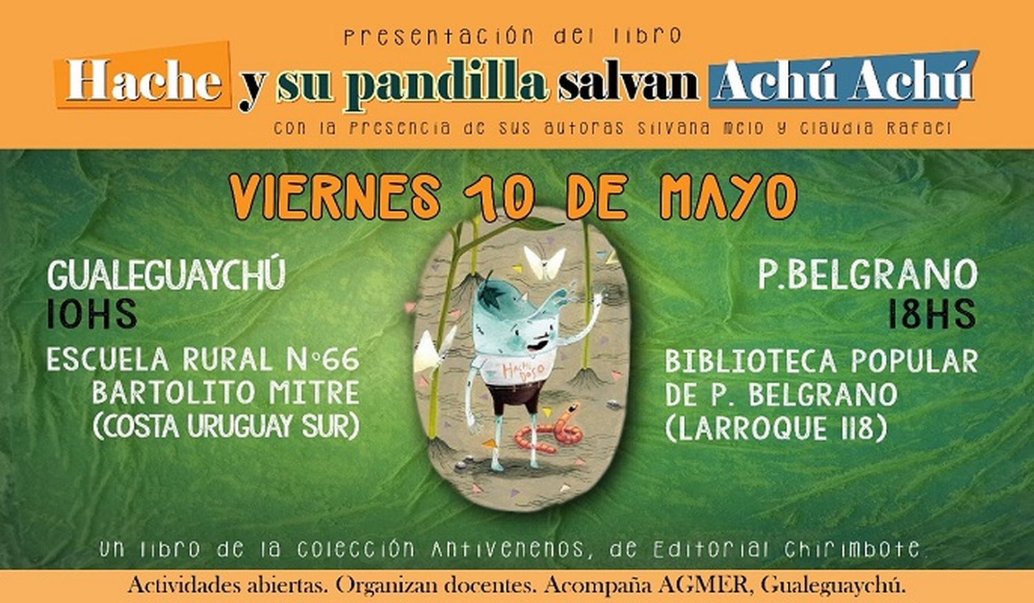 Presentan un libro en las dos orillas del río para las infancias libres