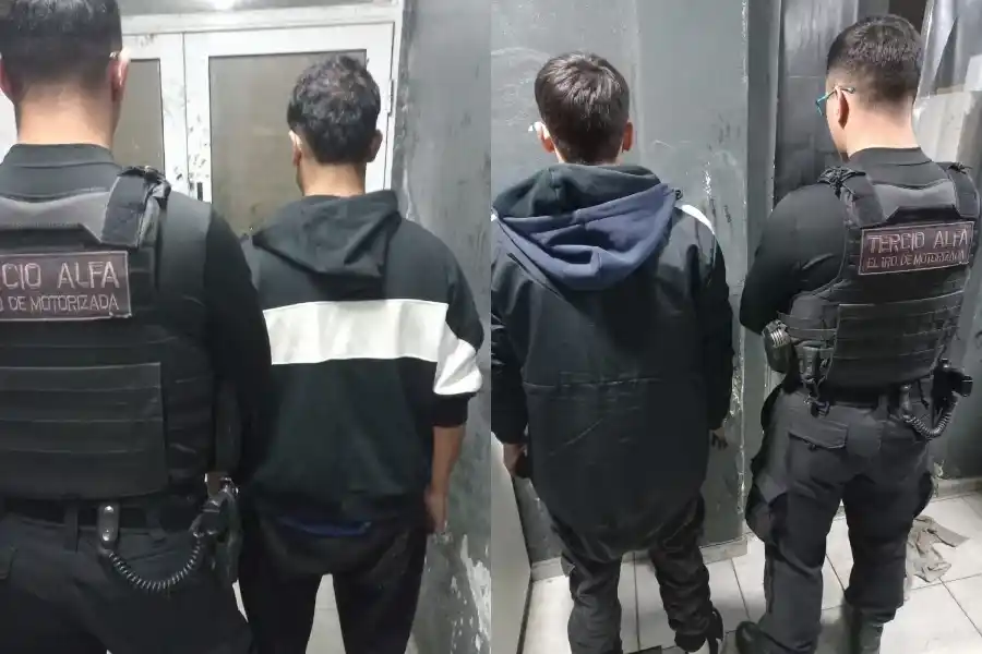 Cayeron a dos jóvenes que circulaban con drogas por barrio Martin