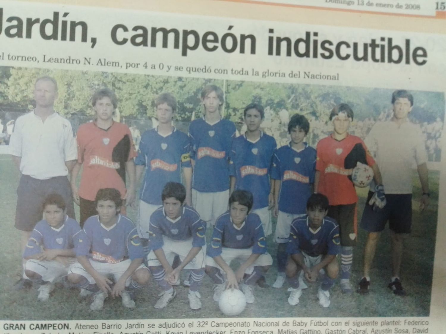 Barrio Jardín, el campeón de 2008