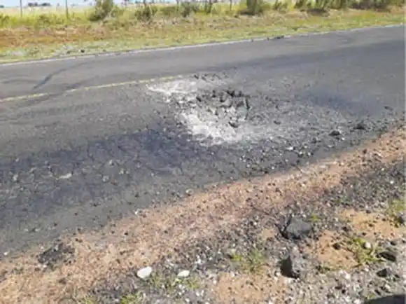 Así está el acceso Oeste