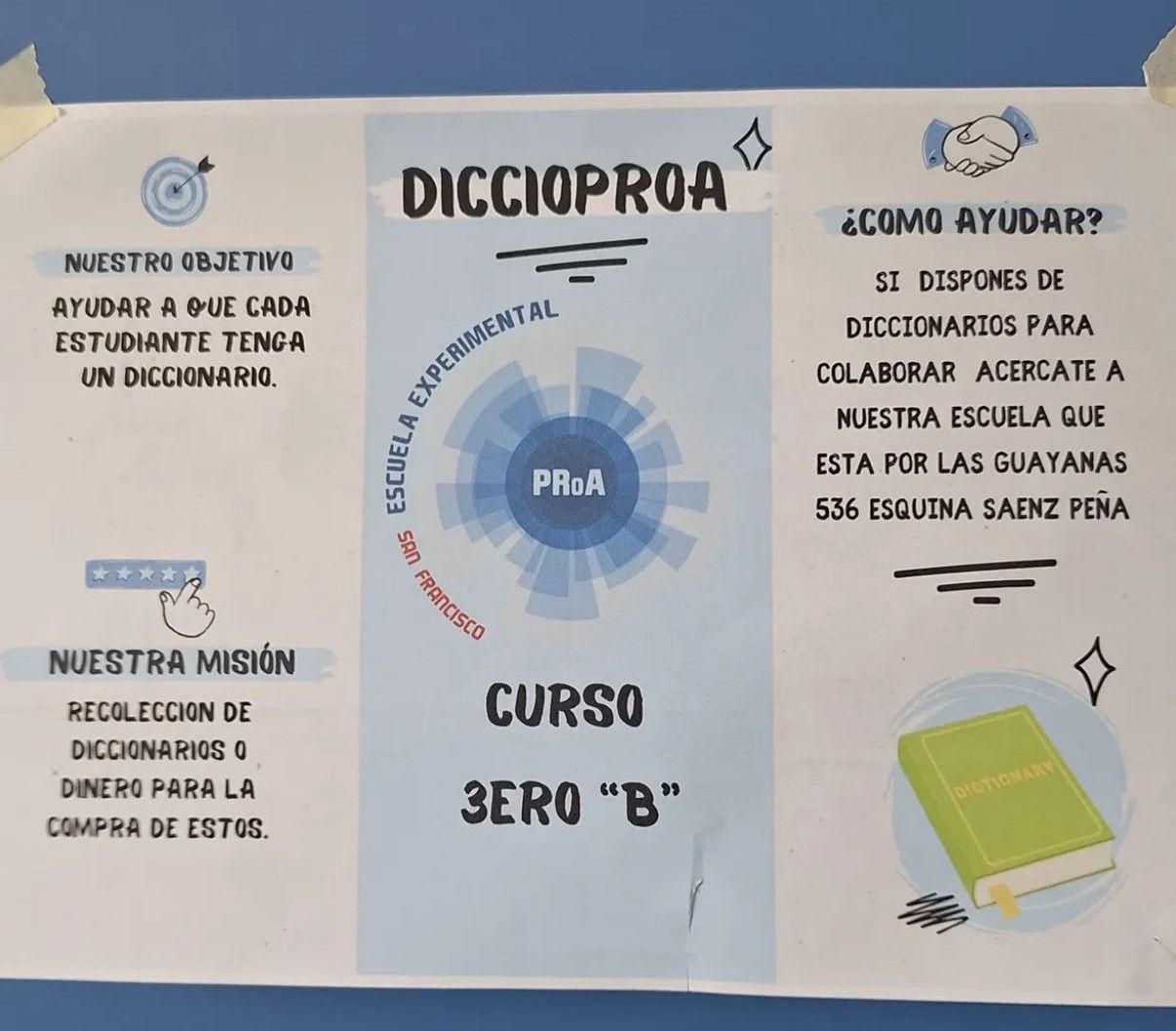 diccionarios escuela ProA Técnica