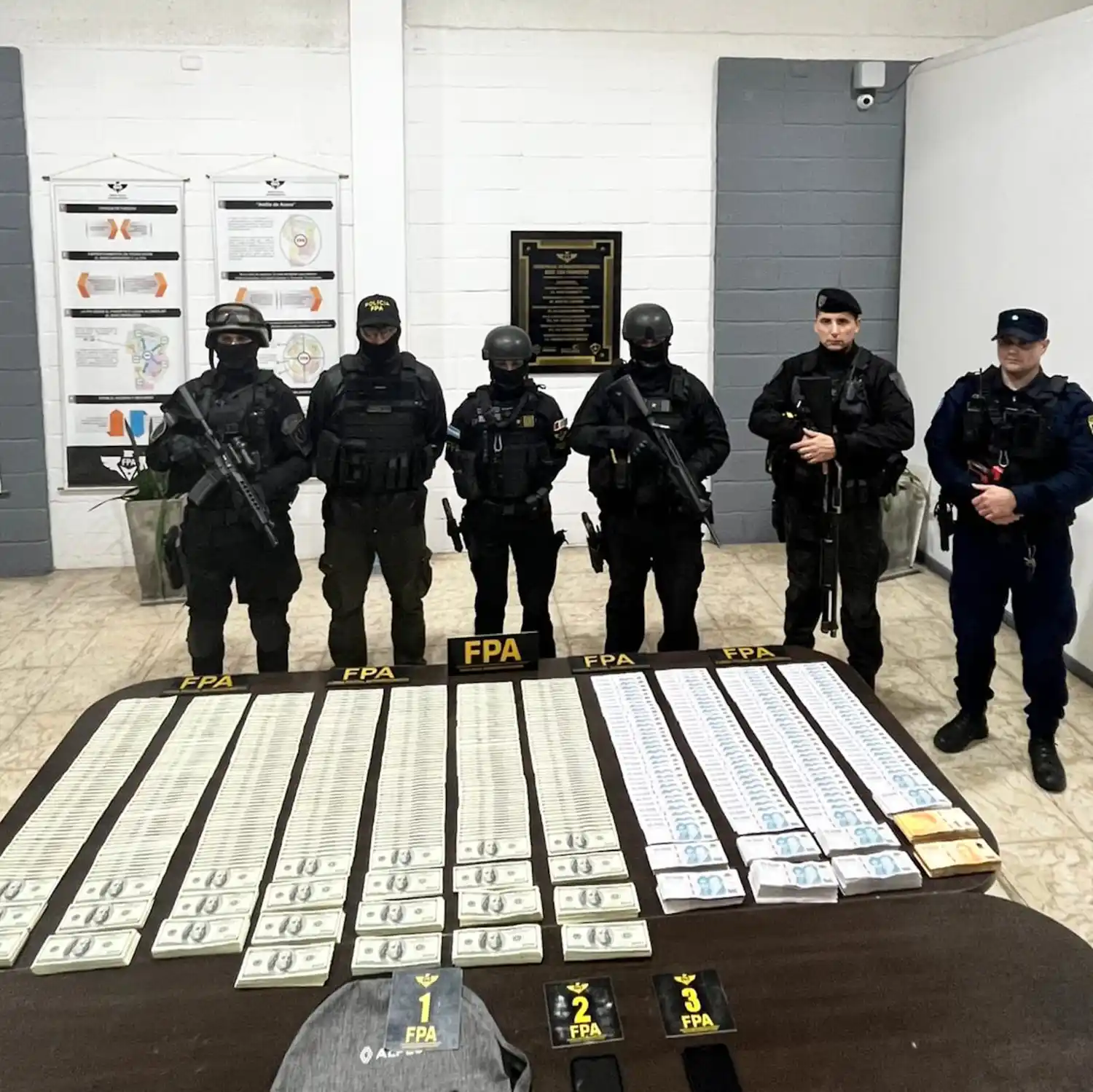 San Francisco: incautaron importante suma de dinero en operativo interfuerzas