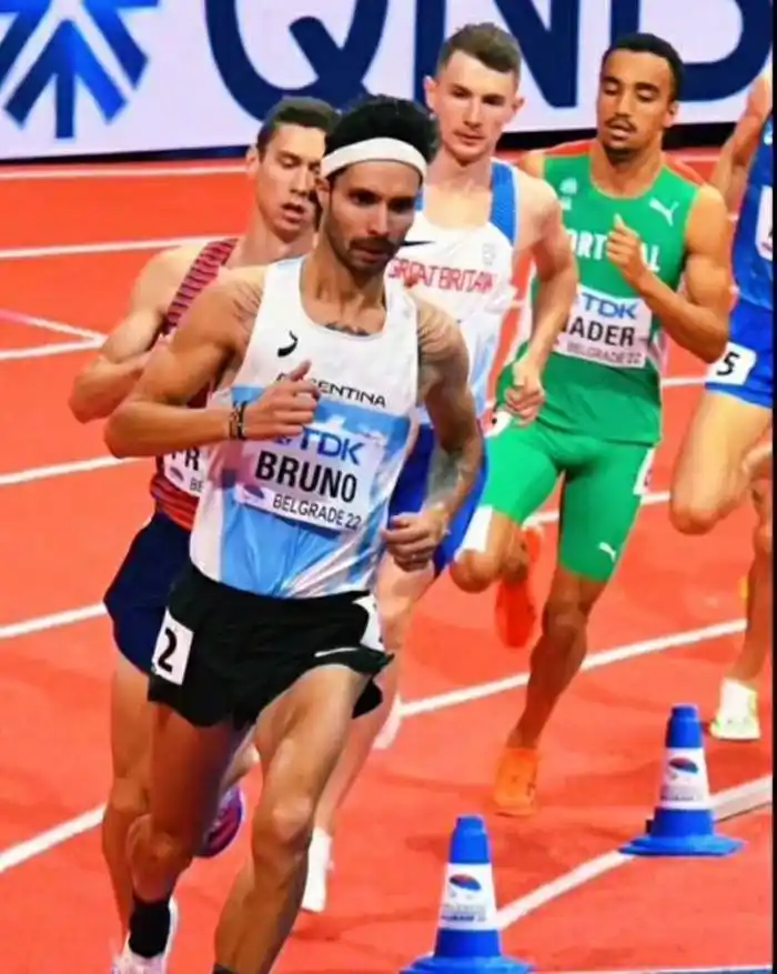 Federico Bruno y su  mensaje tras competir  en el Mundial de Atletismo