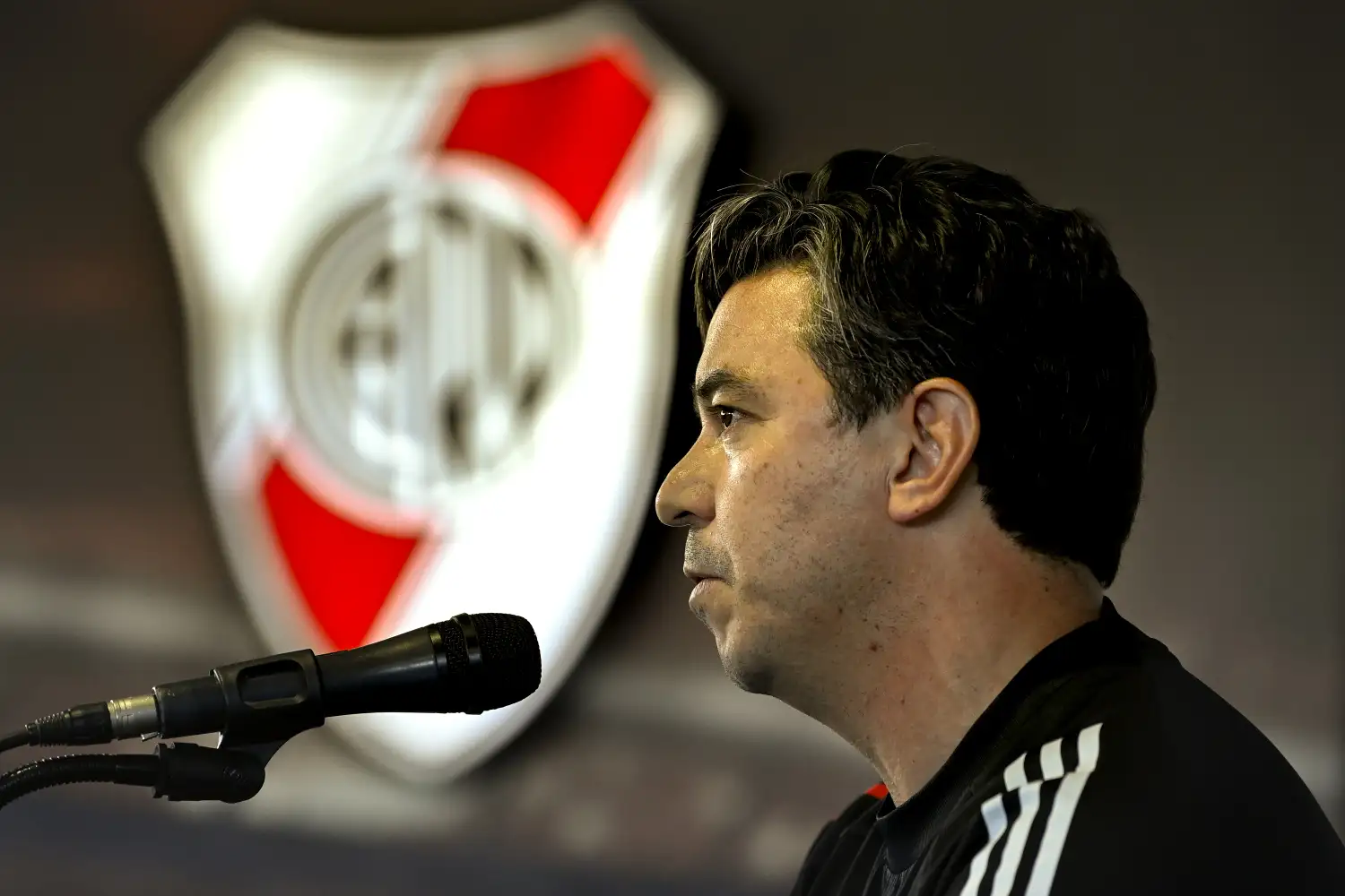 Gallardo, en rueda de prensa.