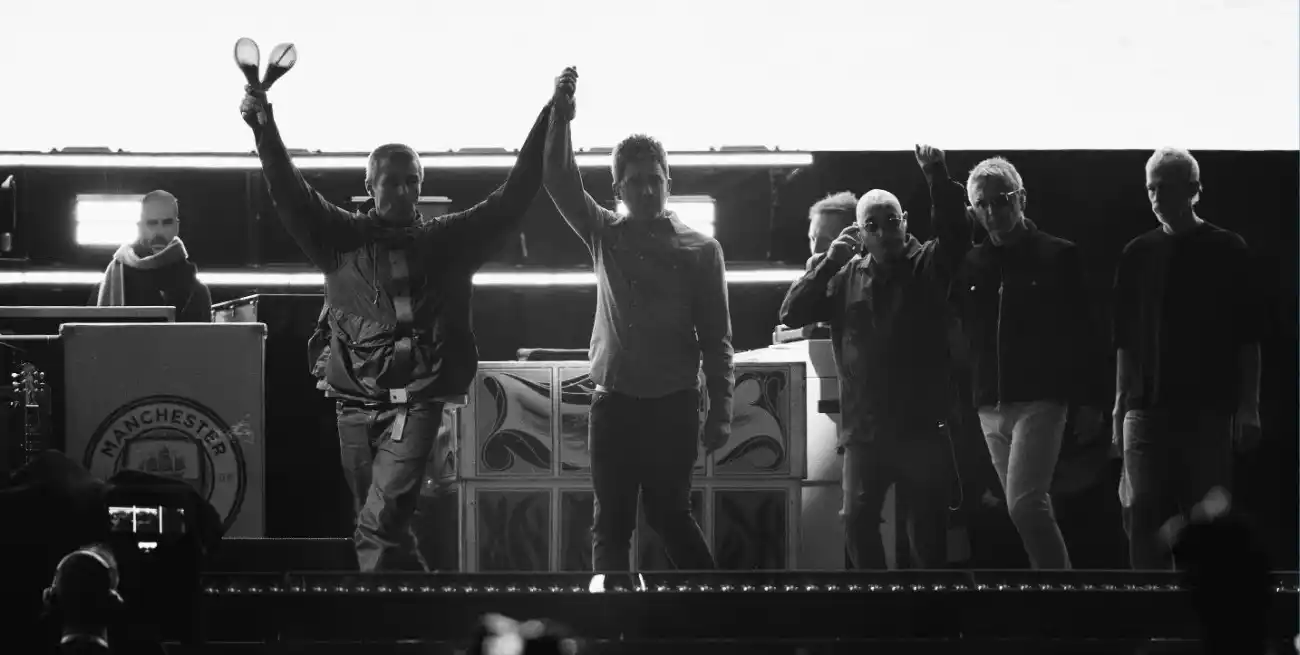 Oasis volvió tras 16 años y Cardiff fue el punto de partida de la gira mundial. Foto: Oasis