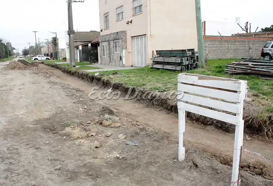 Avanza. La obra en calle 79 entre 40 y 42