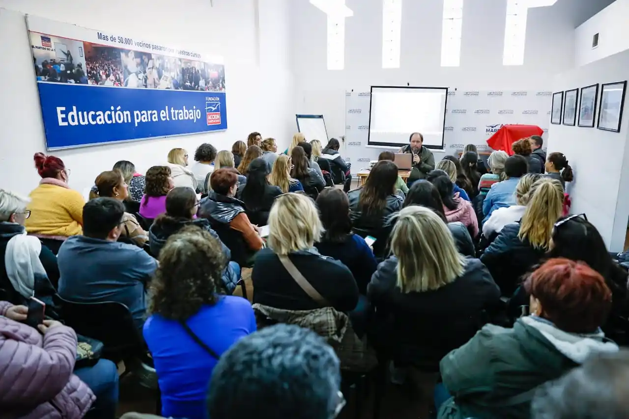 Los cursos iniciarán la semana del 5 de agosto en la sede de Acción Marplatense, en Av. Independencia 3248, y se irán sumando nuevas ofertas formativas en las próximas semanas.