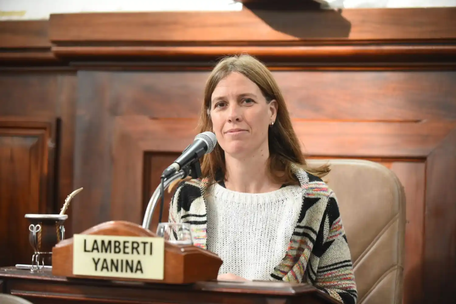 Yanina Lamberti, presidenta del bloque FdT en el Concejo Deliberante de La Plata.