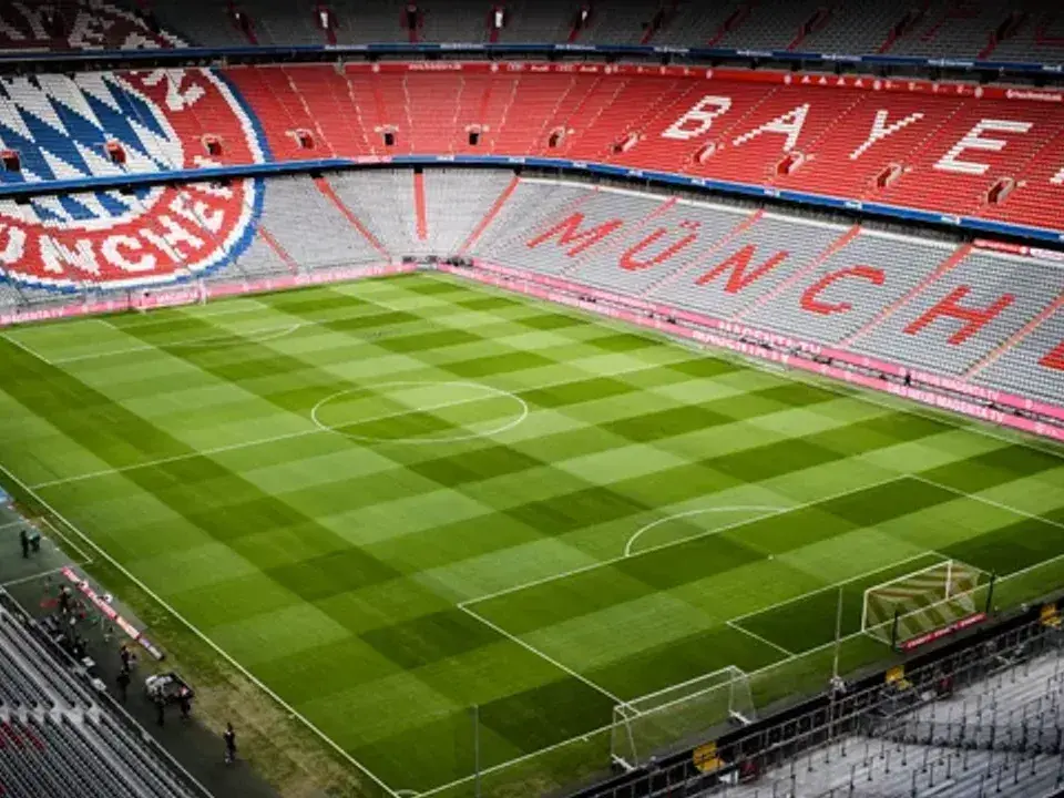 El esatdio Allianz Arena de Munich , sede de la final de la CL el 31 de mayo.