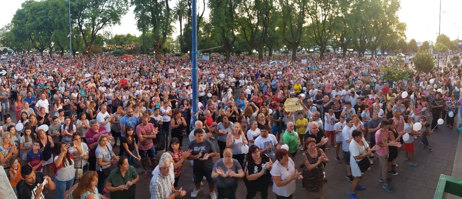 Multitudinaria marcha en Rafaela en reclamo de seguridad y justicia por Gonzalo