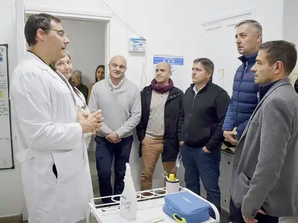 Blanzaco y Hein visitaron el hospital de Basavilbaso para relevar avances de gestión