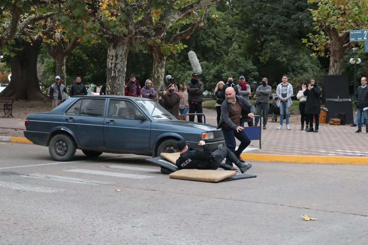 Maravilla Martínez actúa en la película "Búfalo" que se filma en 25 de Mayo