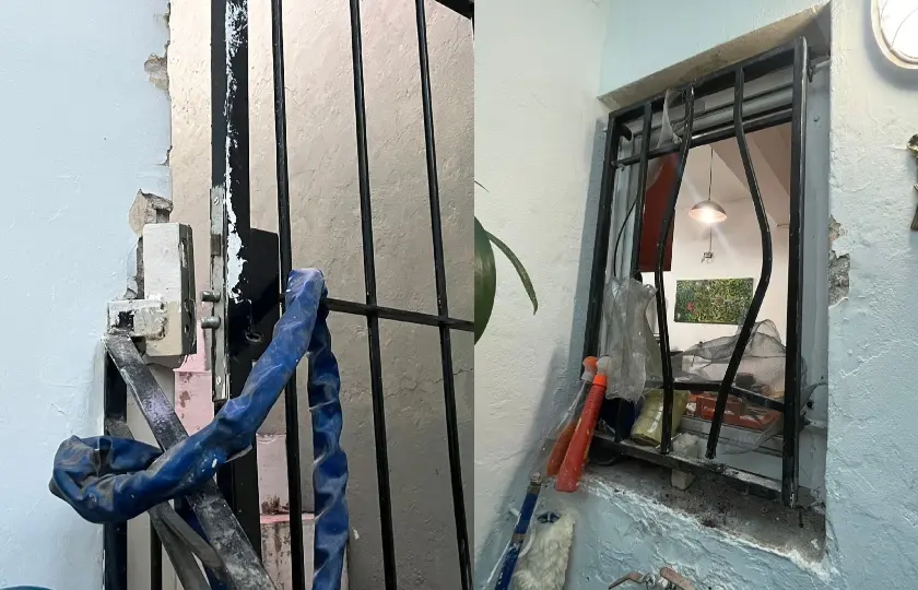 Escruche en zona sur: regresó de trabajar y descubrió que le habían robado