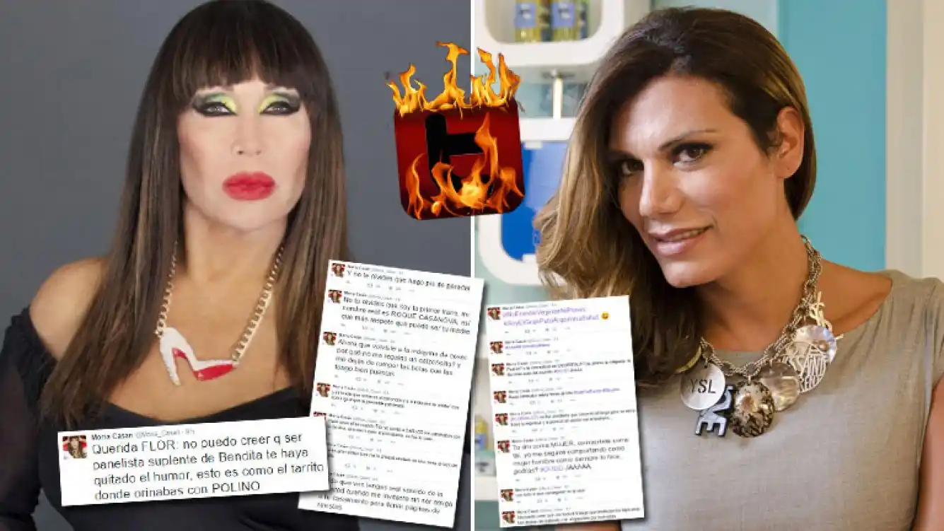 Catarata de tweets de Moria contra Flor de la Ve: "¿Por qué no me dejás de..."