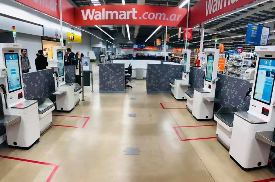 Cajas autoservicio: Walmart Luján incorpora tecnología con innovador sistema